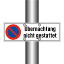 Übernachtung nicht gestattet
