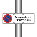 Privatgrundstück! Parken verboten
