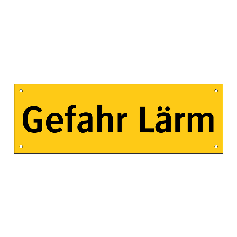 Gefahr Lärm