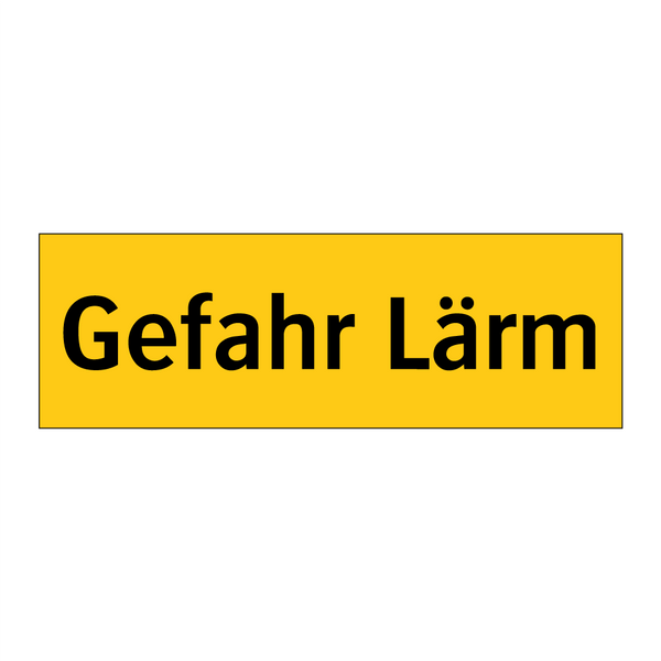 Gefahr Lärm