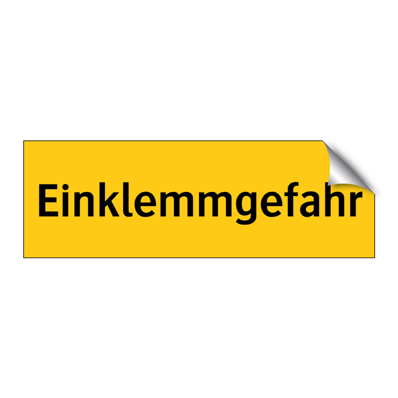 Einklemmgefahr