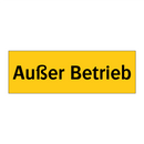 Außer Betrieb