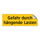 Gefahr durch hängende Lasten