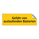 Gefahr von auslaufenden Batterien