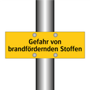 Gefahr von brandfördernden Stoffen