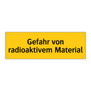 Gefahr von radioaktivem Material