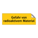 Gefahr von radioaktivem Material