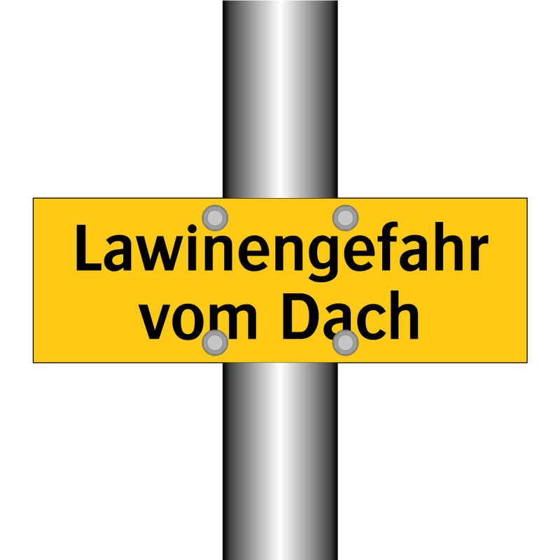 Lawinengefahr vom Dach