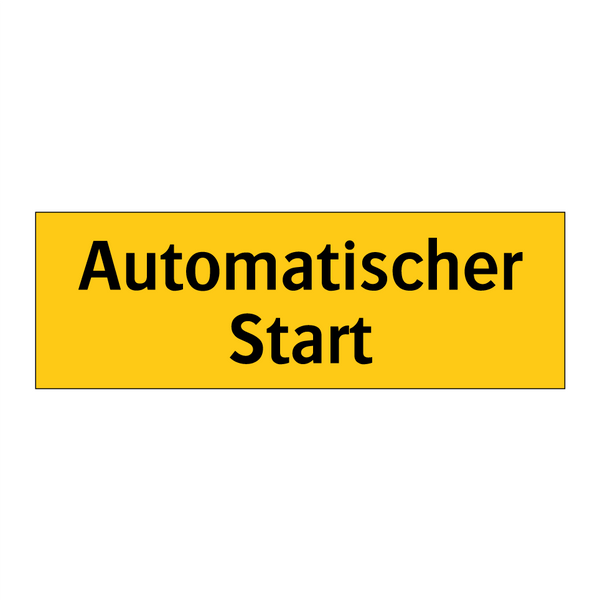 Automatischer Start
