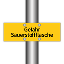 Gefahr Sauerstoffflasche