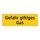 Gefahr giftiges Gas