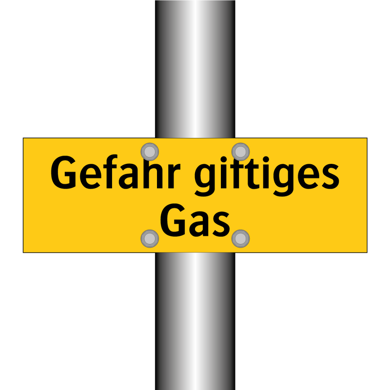 Gefahr giftiges Gas