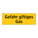 Gefahr giftiges Gas
