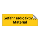 Gefahr radioaktives Material