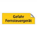 Gefahr Fernsteuergerät