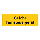 Gefahr Fernsteuergerät