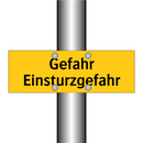 Gefahr Einsturzgefahr