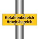 Gefahrenbereich Arbeitsbereich