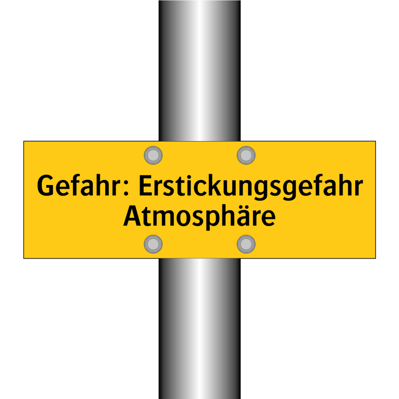 Gefahr: Erstickungsgefahr Atmosphäre