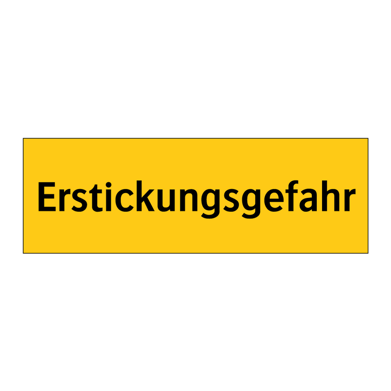 Erstickungsgefahr