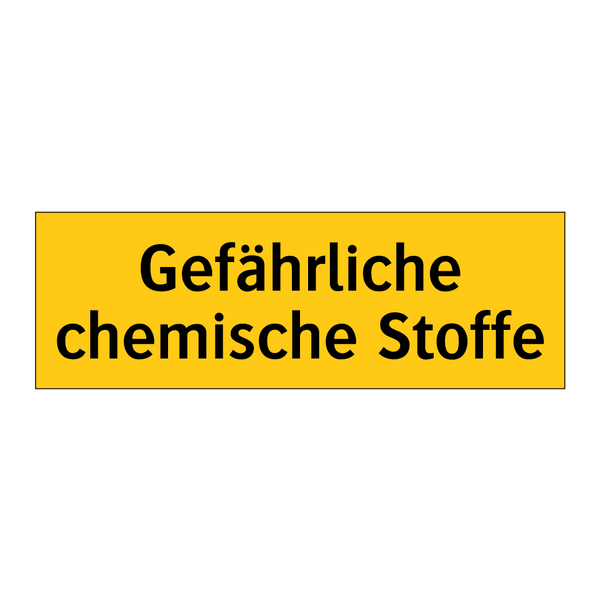 Gefährliche chemische Stoffe