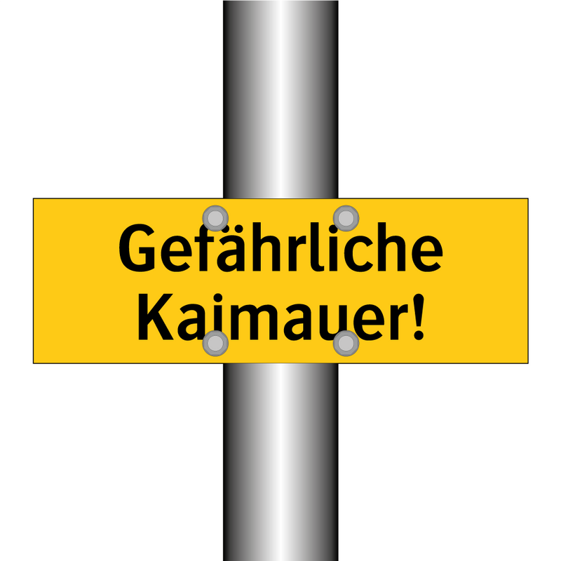 Gefährliche Kaimauer!
