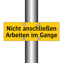 Nicht anschließen Arbeiten im Gange