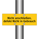 Nicht anschließen, defekt Nicht in Gebrauch
