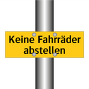 Keine Fahrräder abstellen