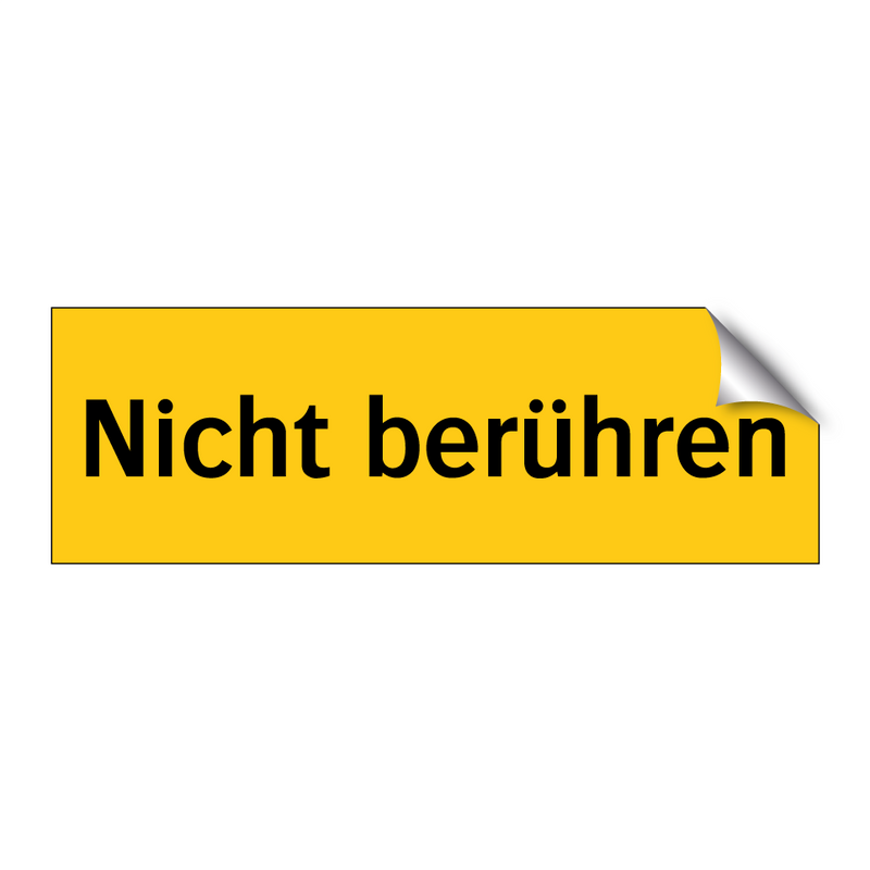 Nicht berühren