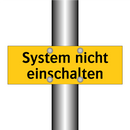 System nicht einschalten