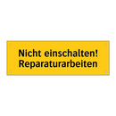 Nicht einschalten! Reparaturarbeiten