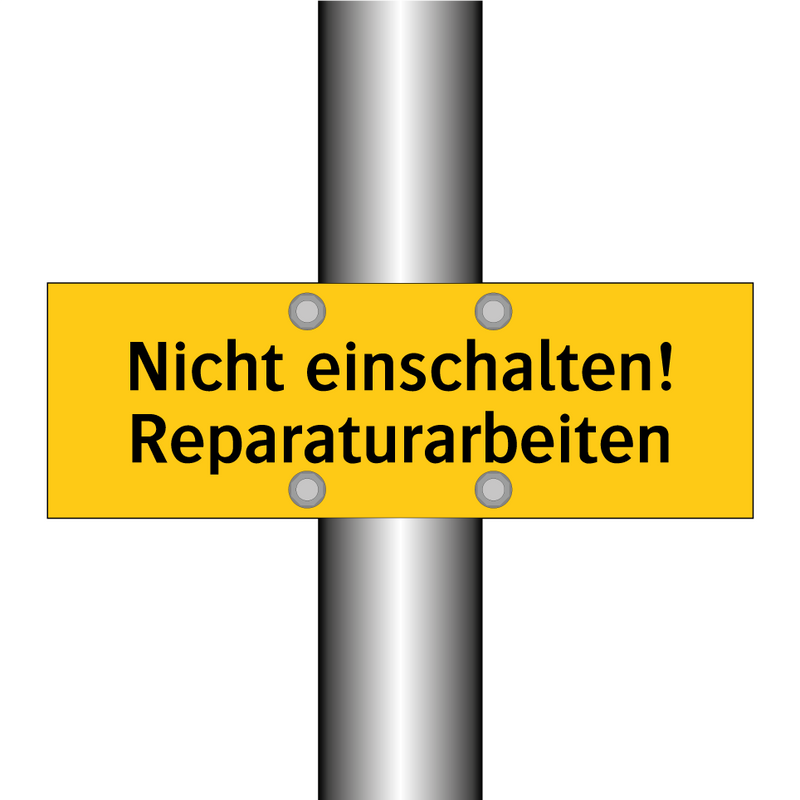 Nicht einschalten! Reparaturarbeiten