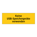 Keine USB-Speichergeräte verwenden