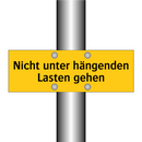 Nicht unter hängenden Lasten gehen