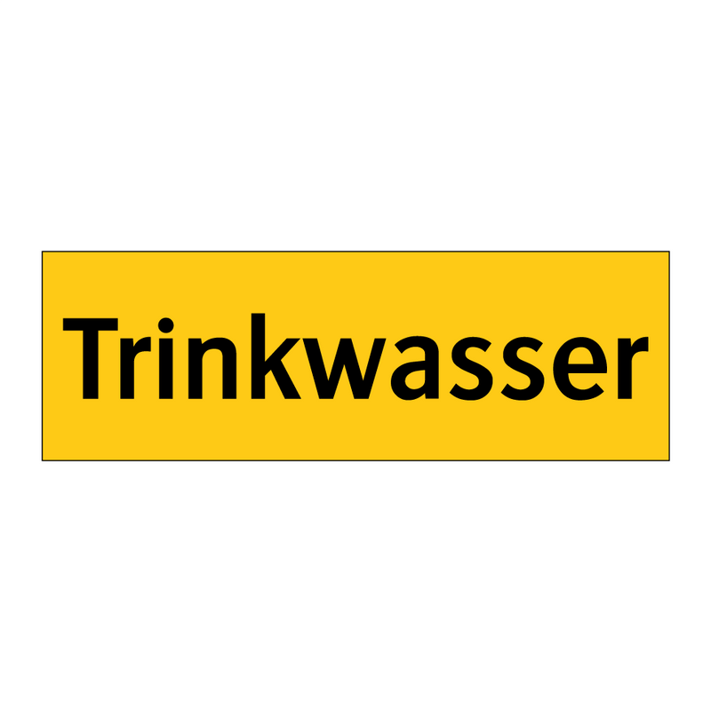 Trinkwasser