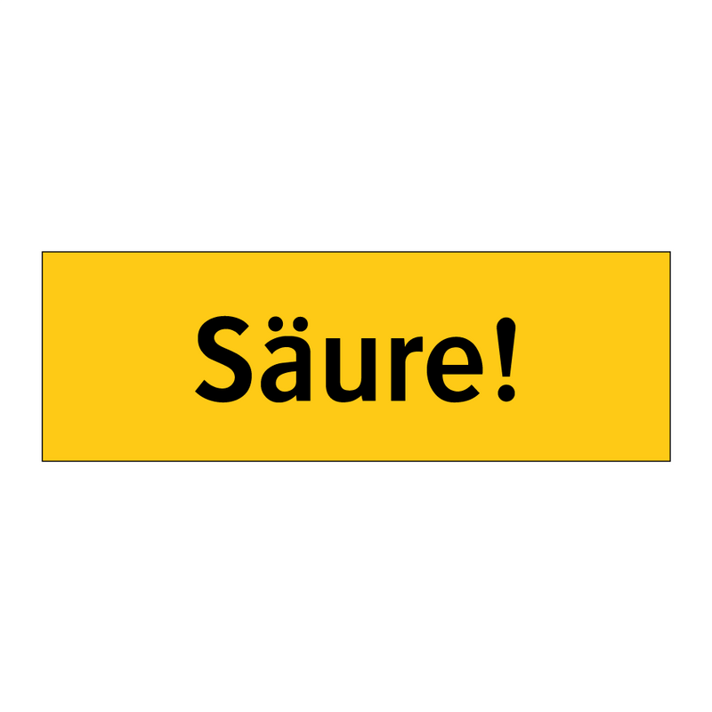 Säure!