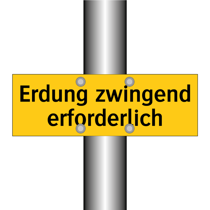 Erdung zwingend erforderlich