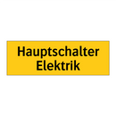 Hauptschalter Elektrik