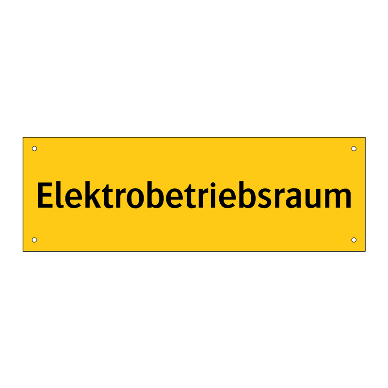 Elektrobetriebsraum