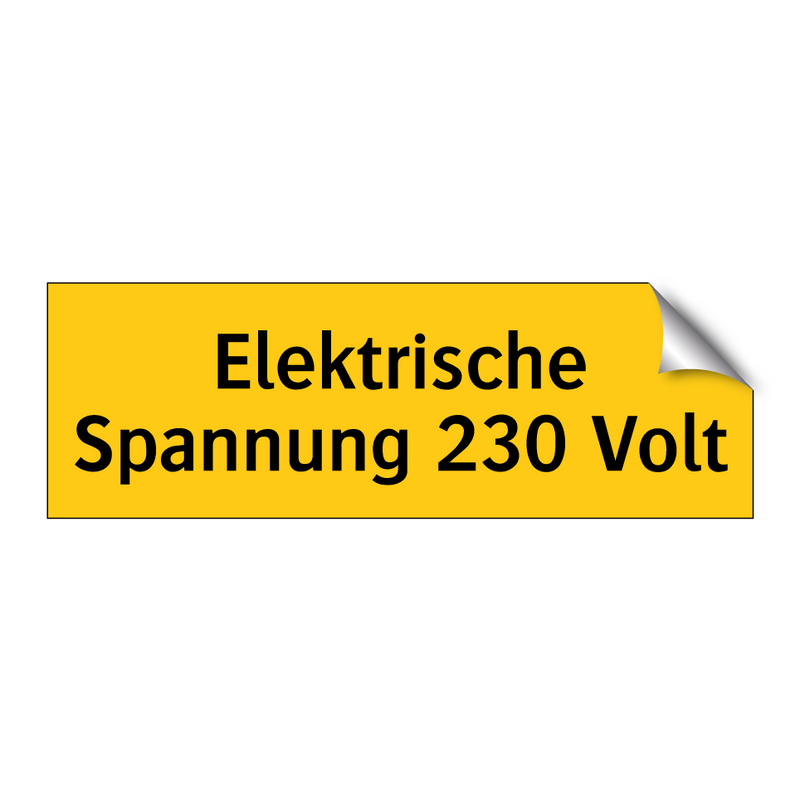Elektrische Spannung 230 Volt