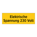 Elektrische Spannung 230 Volt