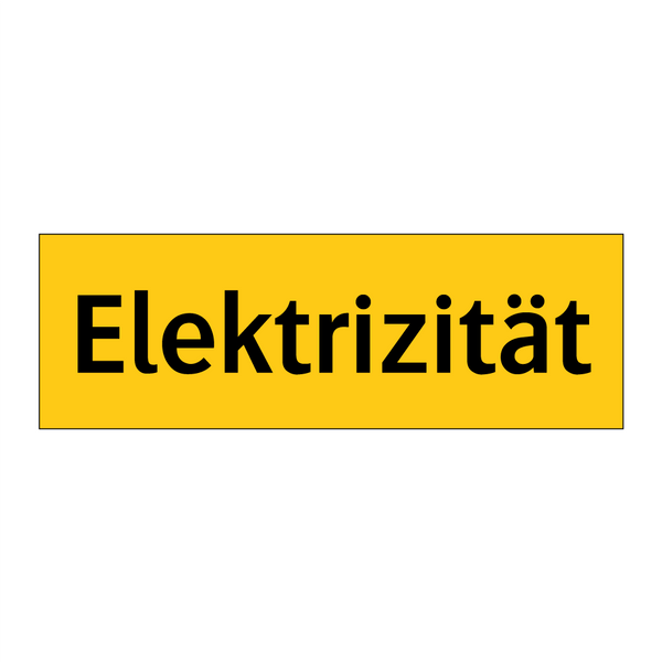 Elektrizität