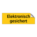 Elektronisch gesichert
