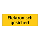 Elektronisch gesichert