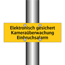 Elektronisch gesichert Kameraüberwachung Einbruchsalarm
