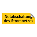 Notabschaltung des Stromnetzes
