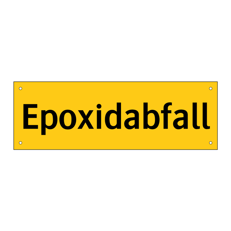 Epoxidabfall