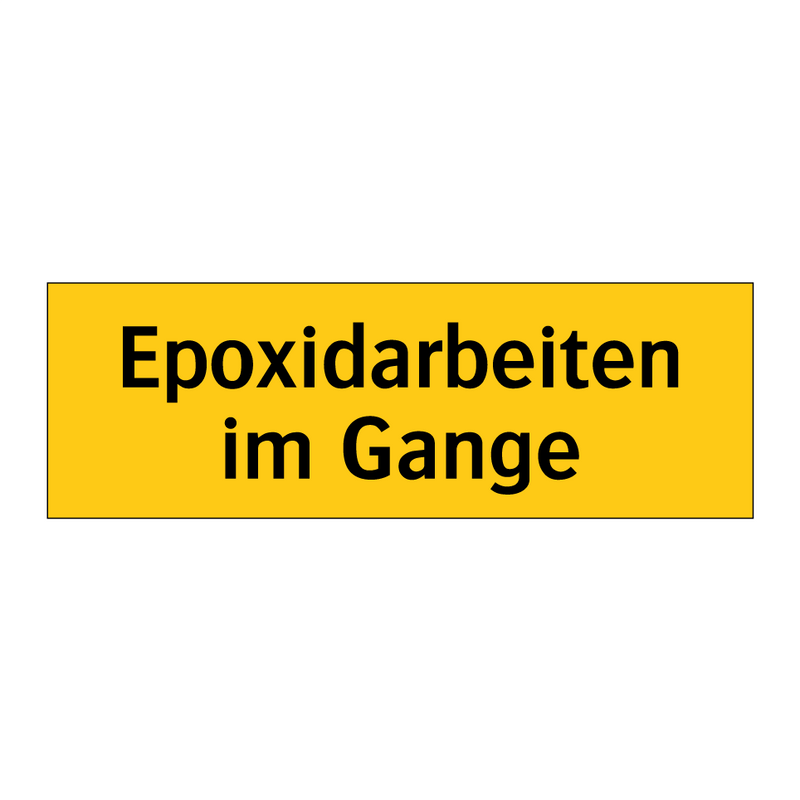 Epoxidarbeiten im Gange