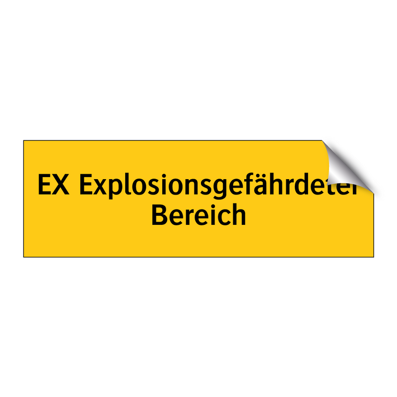 EX Explosionsgefährdeter Bereich